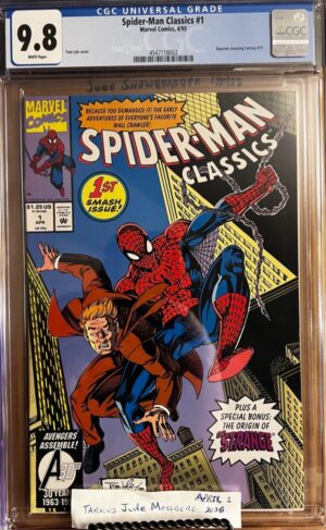 Spider-Man Classics #1 9.8 CGC KEY: Amazing Fantasy #15 Homage/Reprint