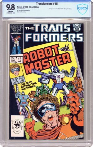 Transformers #15 9.78 CBCS KEY: 1st app of the Robot-Master, (Donny Finkelberg)