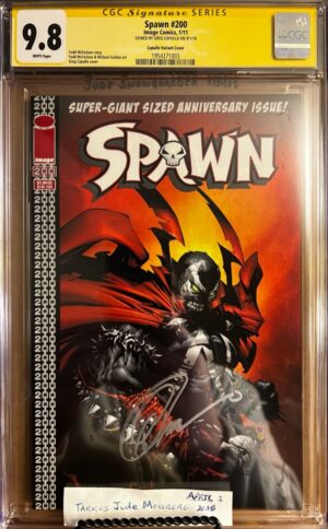 Spawn #200 9.8 CGC SS Signed by Greg Capullo! KEY: Capullo Variant 1:10