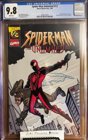 Spider-Man Unlimited #1/2 9.8 CGC KEY: Amazing Fantasy #15 cover homage.