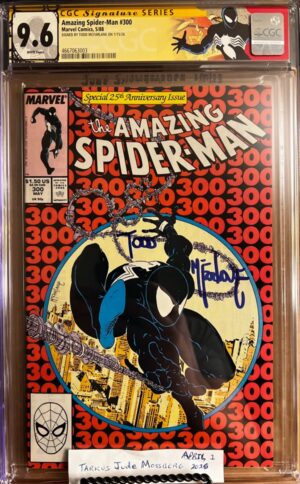 Amazing Spider-Man #300 9.6 CGC SS Signed by Todd McFarlane!