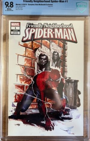 Friendly Neighborhood Spider-Man #1 9.8 CBCS KEY: Vol 2 Gabriele Dell'Otto Variant Cover A (TD)
