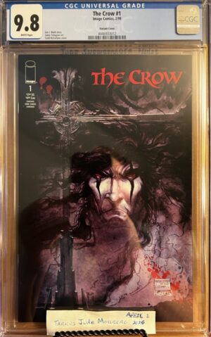 Crow #1 9.8 CGC KEY: 1999 Variant cover art by Todd McFarlane!