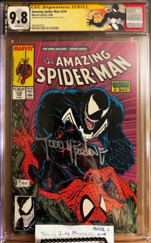 Amazing Spider-Man #316 9.8 CGC SS Signed by Todd McFarlane!