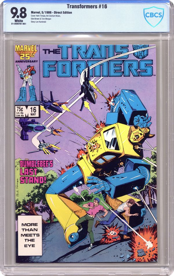 Transformers #16 9.8 CBCS KEY: Herb Trimpe cover