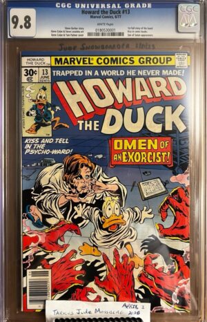 Howard the Duck #13 9.8 CGC KEY: 1st full story of the band Kiss in comic books