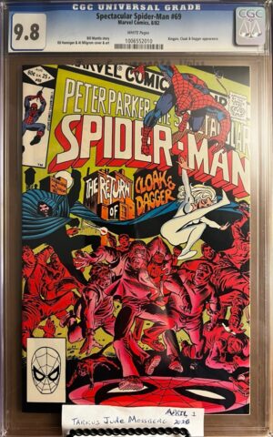 Spectacular Spider-Man #69 9.8 CGC KEY: 2nd app of Cloak and Dagger