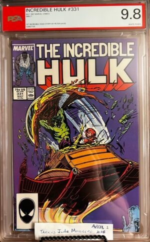 Incredible Hulk #331 9.8 PSA KEY: 1st app of the intelligent Grey Hulk