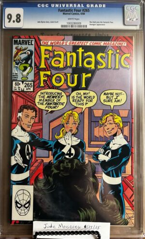 Fantastic Four #265 9.8 CGC KEY: She-Hulk joins the Fantastic Four