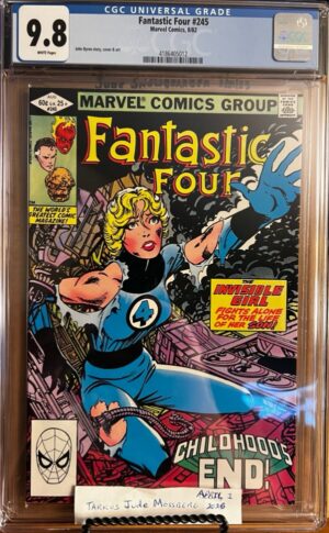 Fantastic Four #245 9.8 CGC KEY: 1st app of Avatar, Franklin Richards as an adult