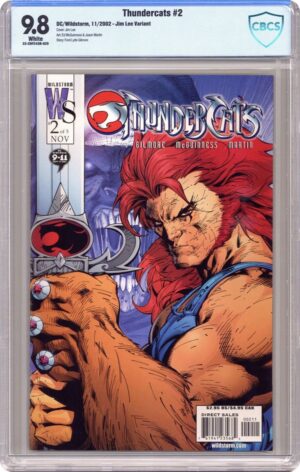 Thundercats #2 9.8 CBCS KEY: Variant cover art by Jim Lee