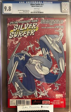 Silver Surfer #11 9.8 CGC KEY: HTF/Rare 1st app of Euphoria/Won 2016 Eisner award