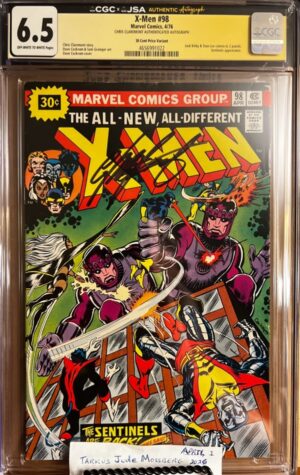 X-Men #98 (30 cent) 6.5 CGC SS Signed by Chris Claremont! KEY: Rare $0.30 price variant!