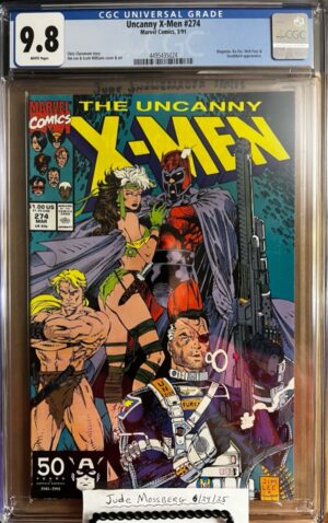 Uncanny X-Men #274 9.8 CGC KEY: 1st cover app of Rogue in her Savage Land design