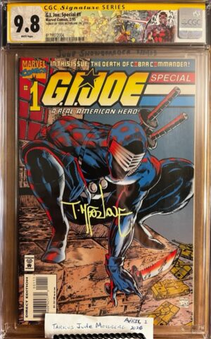 G.I. Joe Special #1 9.8 CGC SS Signed by Todd McFarlane! KEY: Spider-Man #1 Homage!