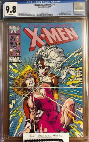 Uncanny X-Men #214 9.8 CGC KEY: Dazzler joins the X-Men/1st full app of Malice