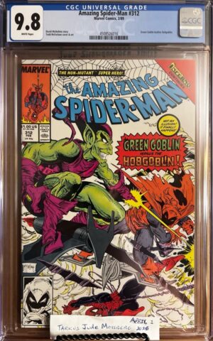 Amazing Spider-Man #312 9.8 CGC KEY: Battle of Green Goblin vs Hobgoblin