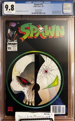 Spawn #12 NEWSSTAND 9.8 CGC KEY: Death of Al Simmons/Origin of Spawn