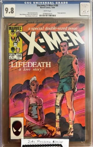 Uncanny X-Men #186 9.8 CGC KEY: 1st cover app of Forge