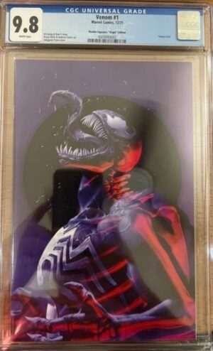 Venom #1 9.8 CGC KEY:
- 2021 Junggeun Yoon Double Exposure Virgin Cover
