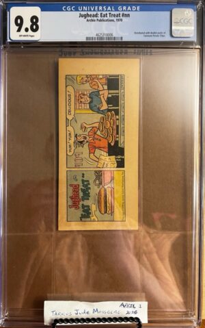 JUGHEAD: EAT TREAT #nn 9.8 CGC KEY: Distributed in 1970 with double packs of Fairmont Potato Chips