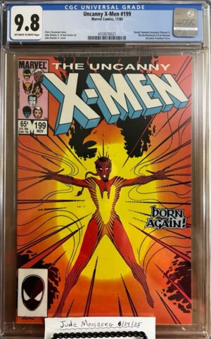 Uncanny X-Men #199 9.8 CGC KEY: 1st app of Rachel Summers as the second Phoenix