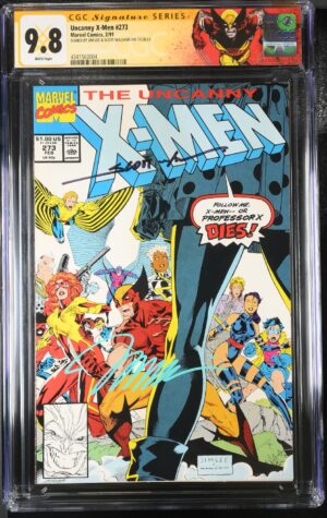 Uncanny X-Men #273 9.8 CGC SS 2X Signed by Jim Lee & Scott Williams! KEY: 1st meeting & battle of Wolverine & Gambit