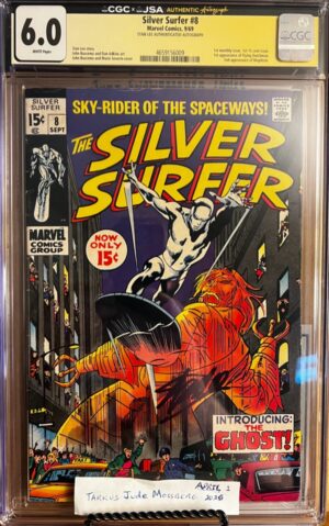 Silver Surfer #8 6.0 CGC SS Signed by Stan Lee! KEY: 2nd app of Mephisto