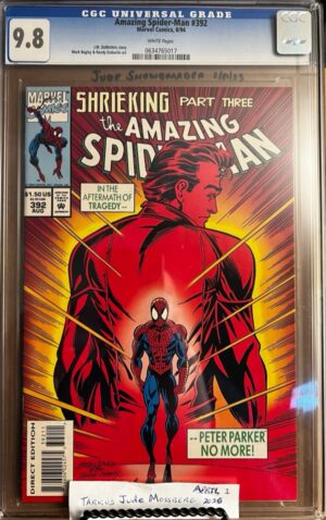 Amazing Spider-Man #392 9.8 CGC Key: ASM #50 Homage