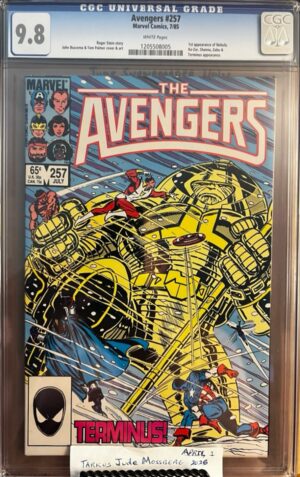 Avengers #257 9.8 CGC KEY: 1st app of Nebula