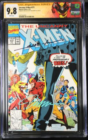 Uncanny X-Men #273 9.8 CGC SS 2X Signed by Jim Lee & Scott Williams! KEY: 1st meeting & battle of Wolverine & Gambit