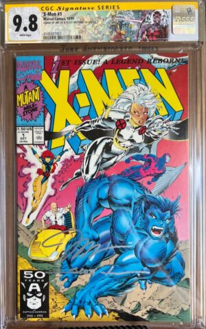 X-Men #1 9.8 CGC SS 2X Signed by Jim Lee & Scott Williams (Beast Cover)!