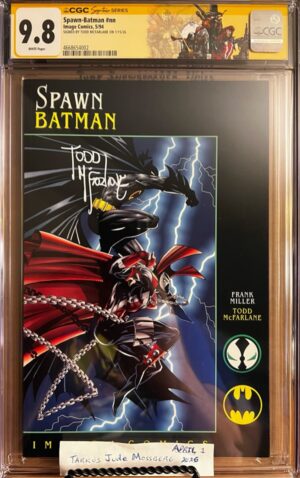 Spawn-Batman #nn 9.8 CGC SS Signed by Todd McFarlane! KEY: Only 116 with Todd Alone!