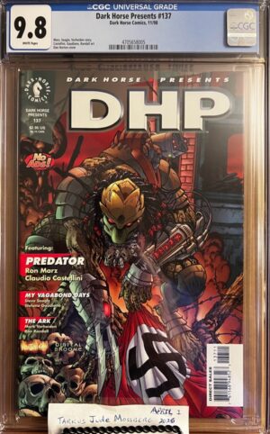 Dark Horse Presents #137 9.8 CGC KEY: Final Predator story in the DHP series!