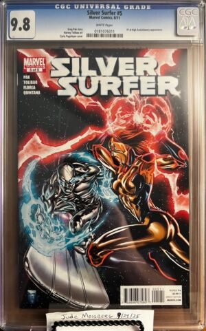 Silver Surfer #5 9.8 CGC KEY: HTF/Rare Carlo Pagulayan cover