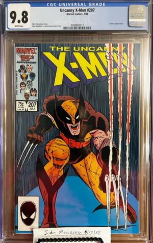 Uncanny X-Men #207 9.8 CGC KEY: Iconic Cover art by John Romita Jr.