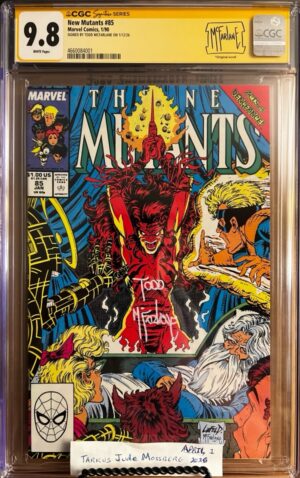 New Mutants #85 9.8 CGC SS Signed by Todd McFarlane!