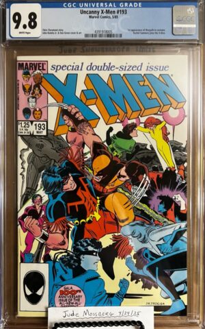 Uncanny X-Men #193 9.8 CGC KEY: 1st app of Firestar in mainstream continuity