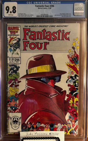 Fantastic Four #296 9.8 CGC KEY: Marvel's 25th Anniversary Specialty border