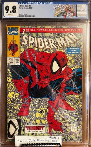 Spider-Man #1 9.8 CGC KEY: Todd McFarlane