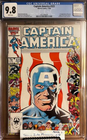 Captain America #323 9.8 CGC KEY: 1st app of John Walker as Super-Patriot, later becomes U.S. Agent