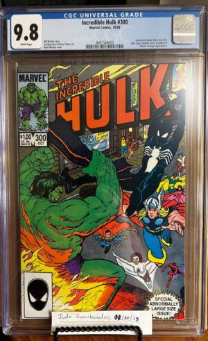 Incredible Hulk #300 9.8 CGC KEY: Anniversary of the Incredible Hulk #300