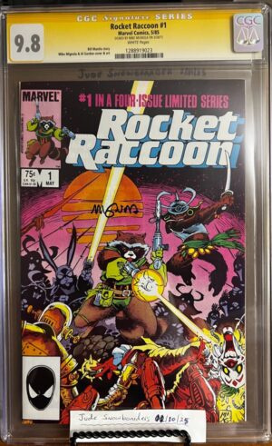 Rocket Raccoon #1 9.8 CGC SS Signed by Mike Mignola