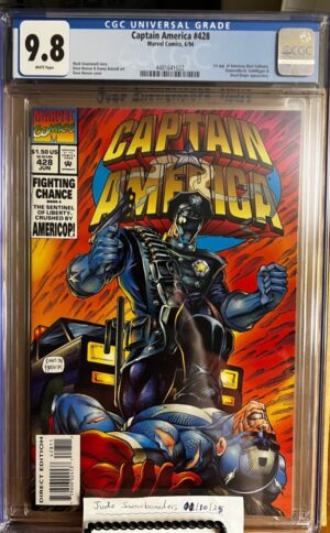 Captain America #428 9.8 CGC KEY: 1st app. of Americop (Bart Gallows)