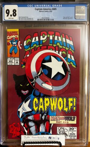 Captain America #405 9.8 CGC KEY: Captain America transforms into a werewolf (Capwolf)