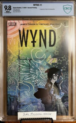 Wynd #1 9.8 CBCS 2nd print! KEY: 2nd print (Rarer than 1st and 3rd prints)
