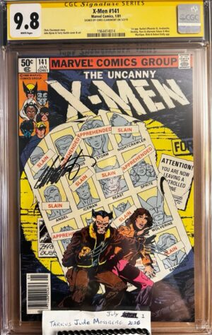 Uncanny X-Men #141 NEWSSTAND 9.8 CGC SS Signed by Chris Claremont!
