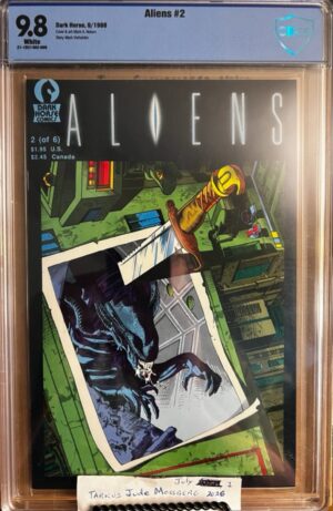 Aliens #2 9.8 CBCS KEY: 2nd app of Aliens, Xenomorphs, in original stories
