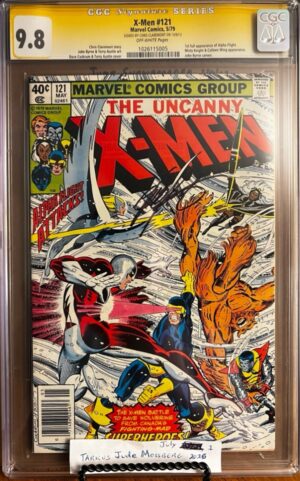 X-Men #121 NEWSSTAND 9.8 CGC SS Signed by Claremont! KEY: 1st full team app of Alpha Flight