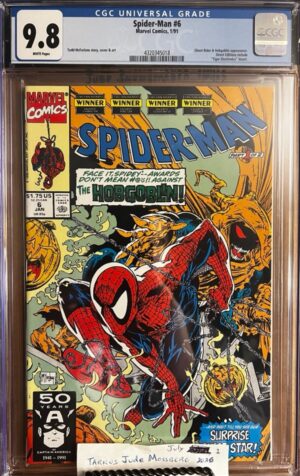 Spider-Man #6 9.8 CGC KEY: Ghost Rider & Hobgoblin app.